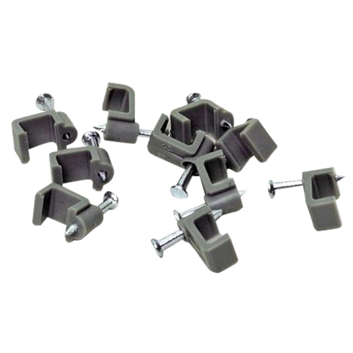 MEC - Grampa para Conductor Caleco 2 x 2,5 mm - Gris 12 unidades