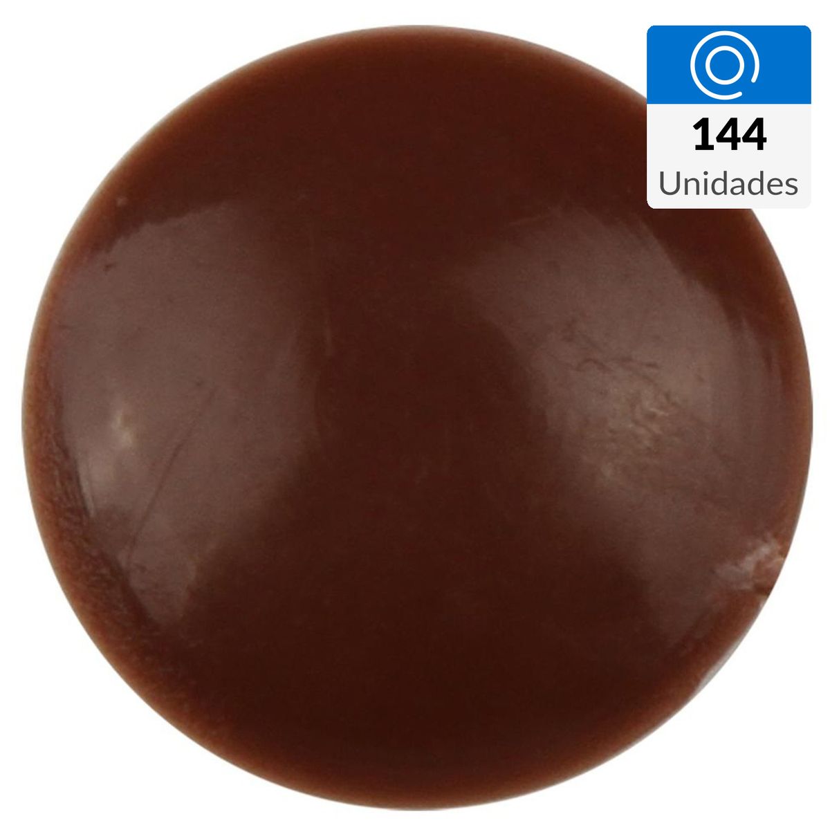 RH - Tapa soberbio chica para tornillo 144 unidades café