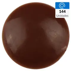RH - Tapa soberbio chica para tornillo 144 unidades café