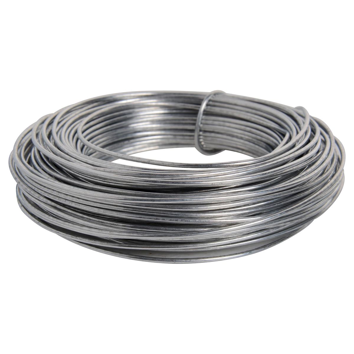 INCHALAM - Alambre Acero Galvanizado Multiuso Display #18 1.24 mm 20 m Gris