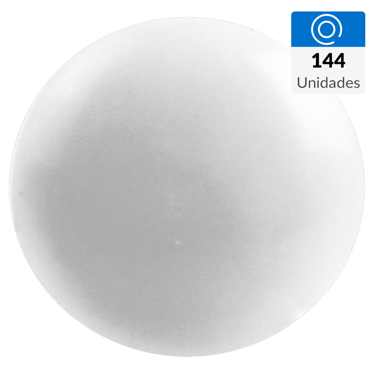 DVP - Tapa de tornillo 3 mm 144 unidades blanco