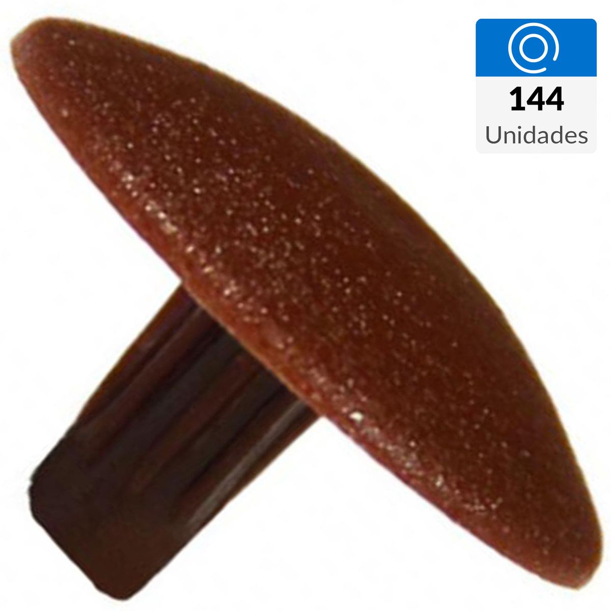 DVP - Tapa de tornillo 3 mm 144 unidades café