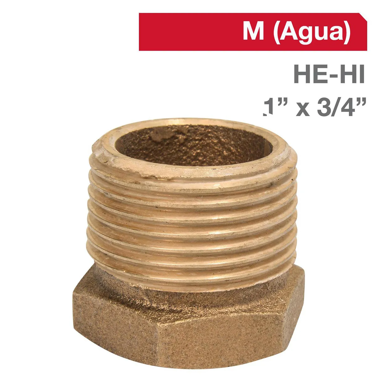 STRETTO - Bushing Bronce HE/HI 1" x 3/4" 1u