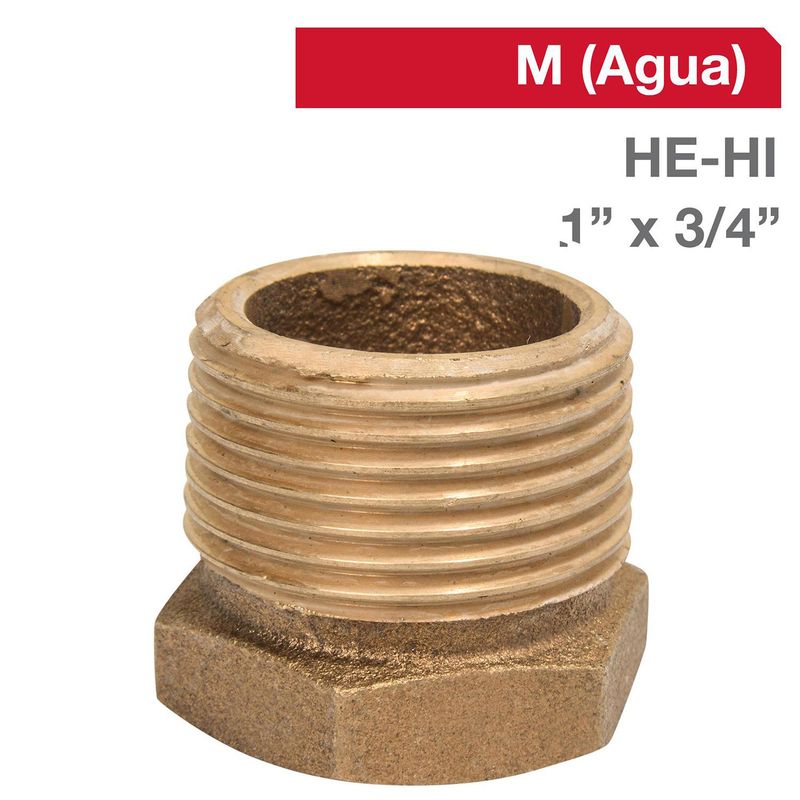 STRETTO - Bushing Bronce HE/HI 1" x 3/4"  1u
