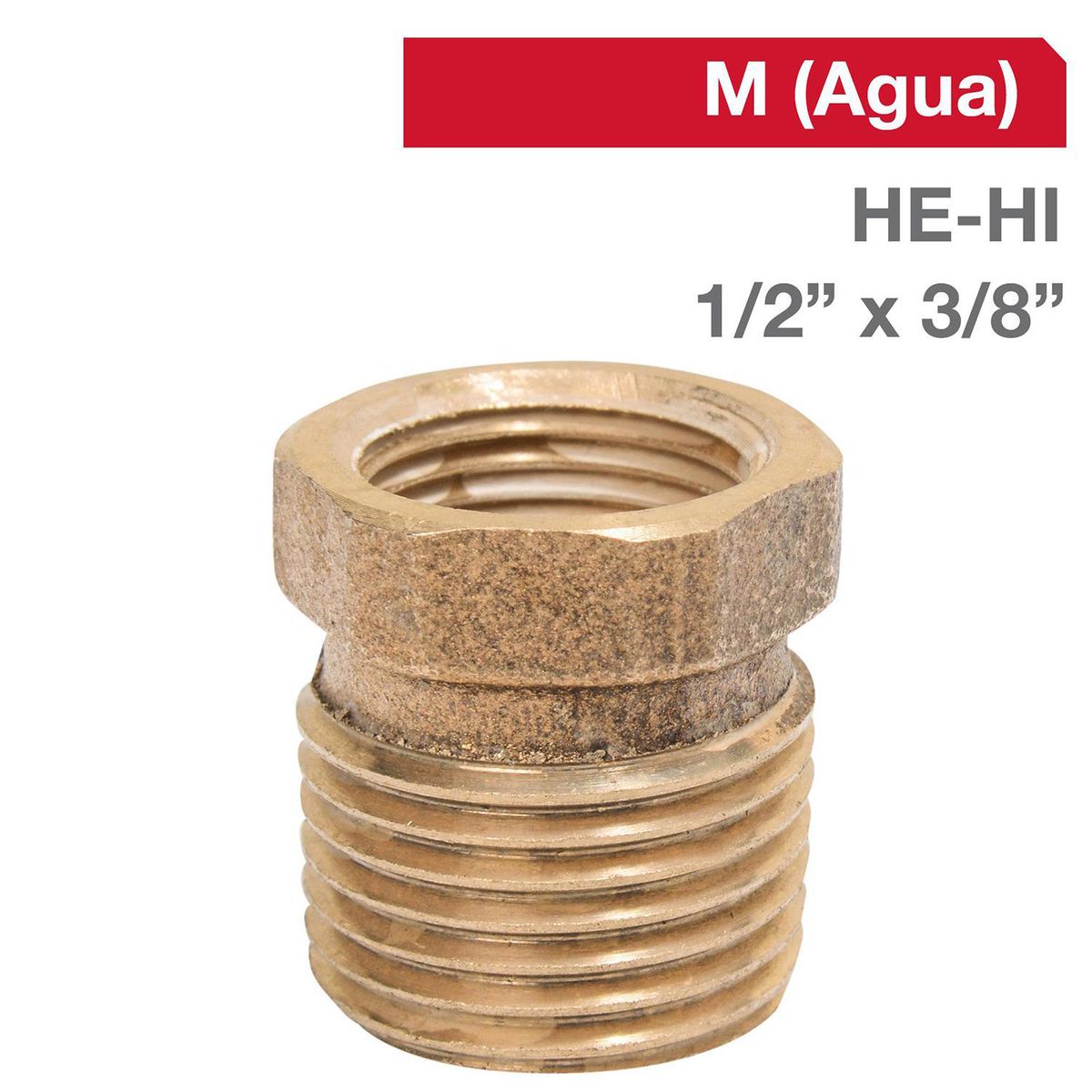 STRETTO - Bushing Bronce HE/HI 1/2" x 3/8" 1u