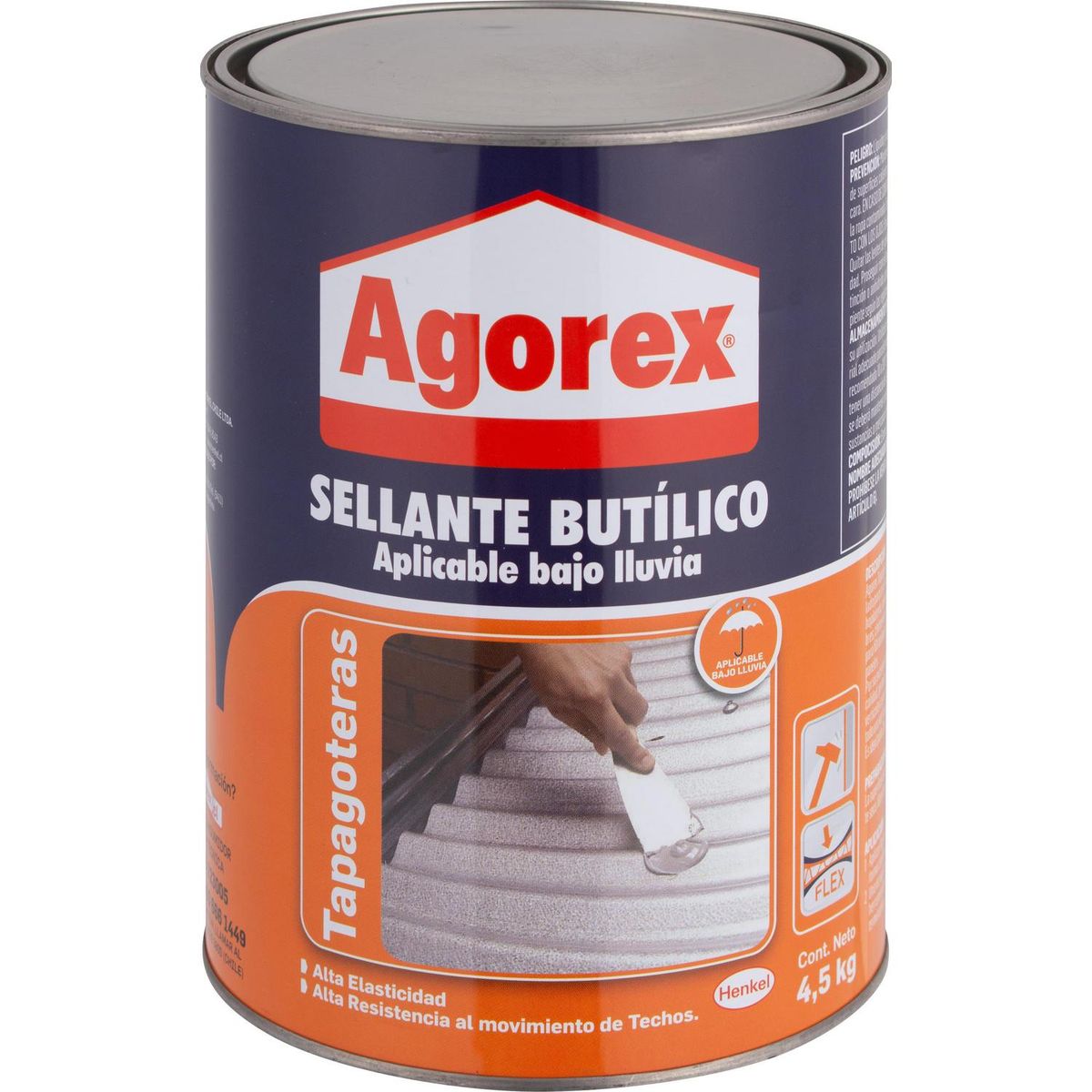 AGOREX - Sellante butílica tapagoteras 4,5 kg