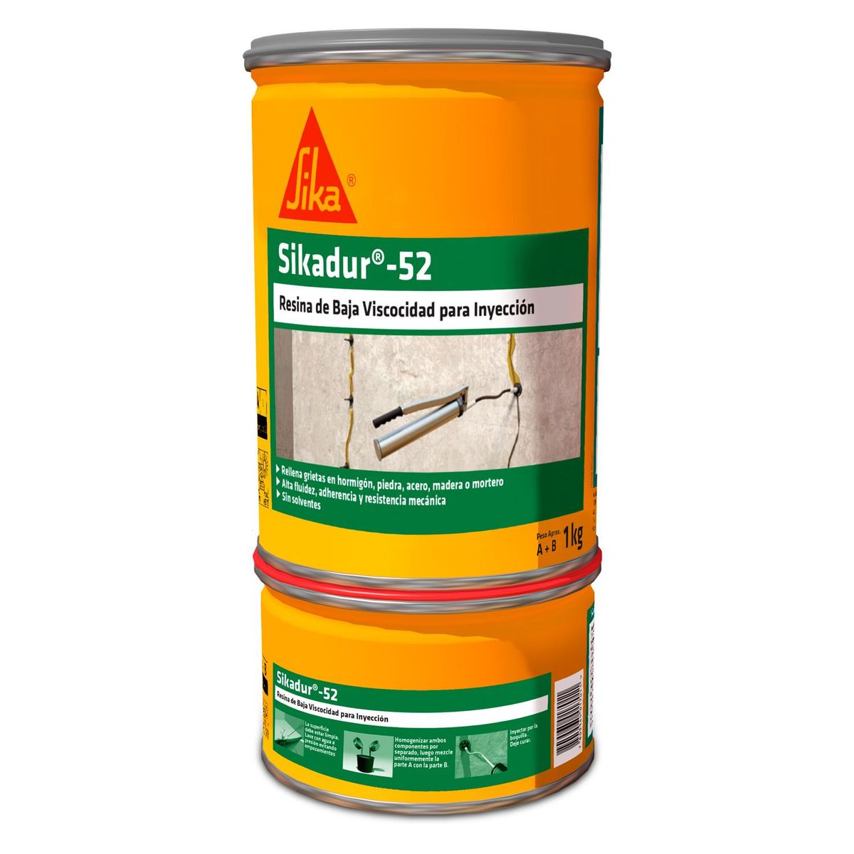 SIKA - Sikadur 52 Resina Inyectable de Baja Viscosidad Juego 1 Kg