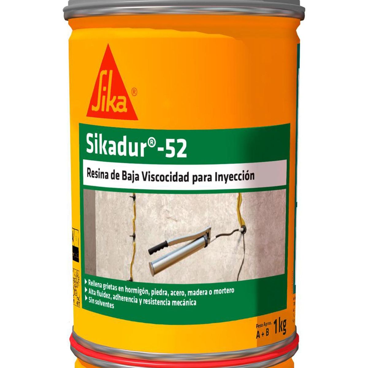 SIKA - Sikadur 52 Resina Inyectable de Baja Viscosidad Juego 1 Kg