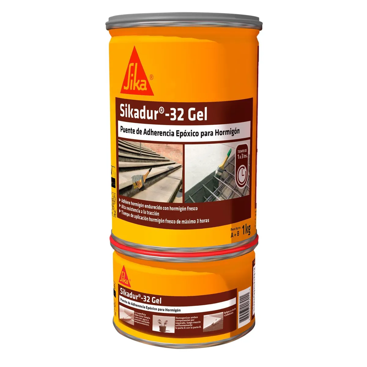 SIKA - Sikadur 32 Puente de Adherencia Epóxico para Hormigón Gel Juego de 1 Kg