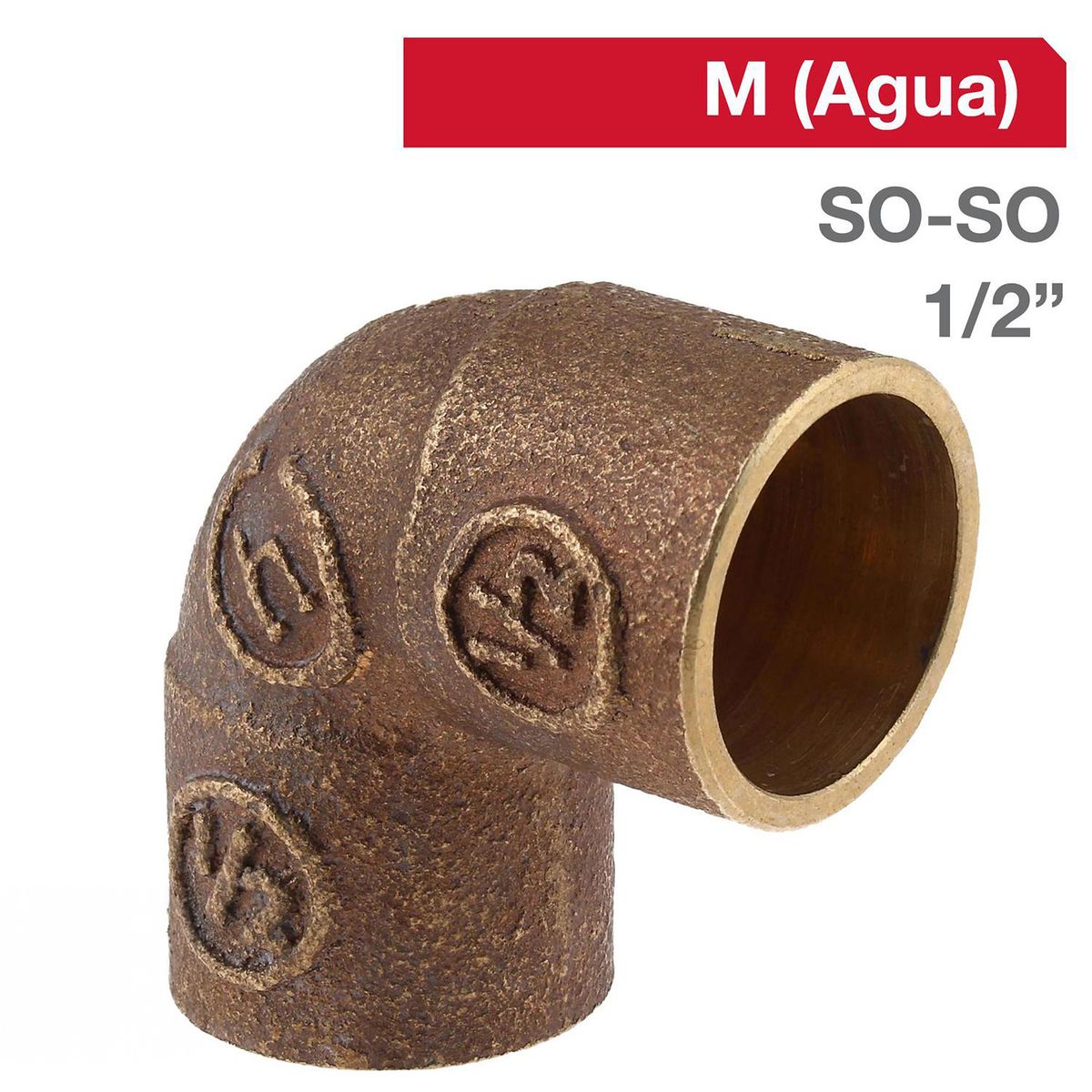 HUMBOLDT - Codo Bronce SO/SO 1/2" 1u