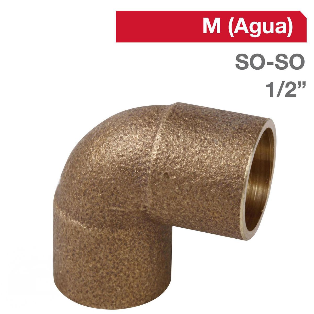 HUMBOLDT - Codo Bronce SO/SO 1/2" 5u