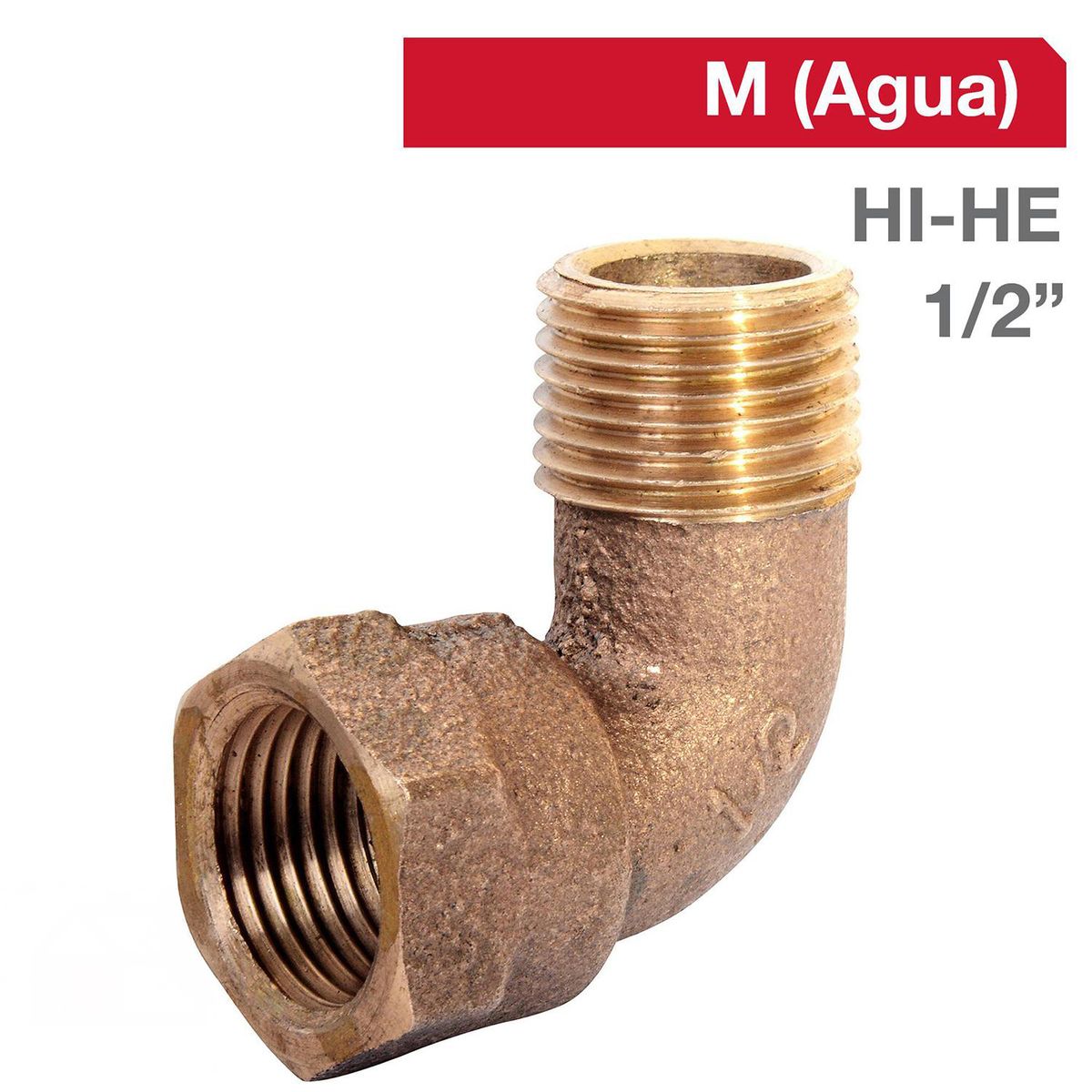 STRETTO - Codo Bronce HI/HE 1/2"  1u