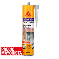 SIKA - Adhesivo Multiuso y Sellador Elástico Blanco Cartucho 300 ml