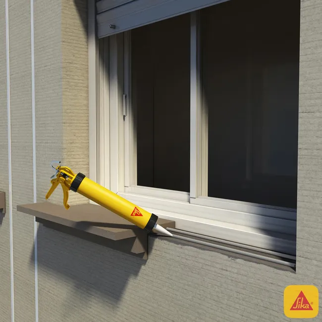 SIKA - Adhesivo Multiuso y Sellador Elástico Gris Cartucho 300 ml