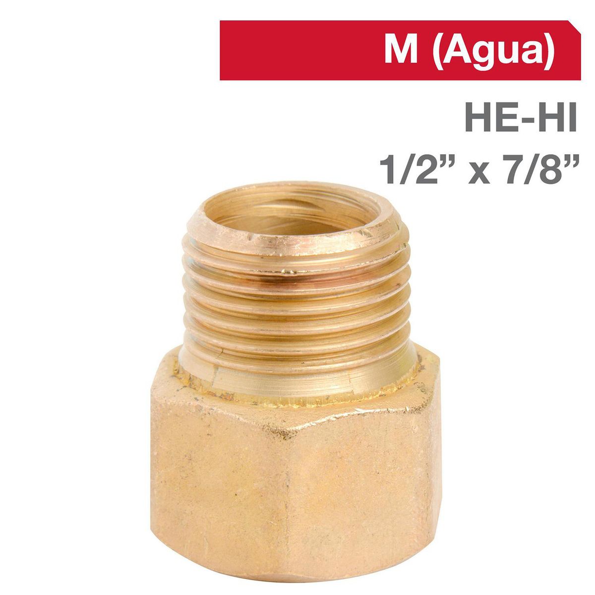 GRIFESA - Niple Bronce HE/HI 1/2" x 7/8" 1u