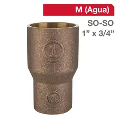 STRETTO - Copla Bronce SO/SO 1" x 3/4" 1u