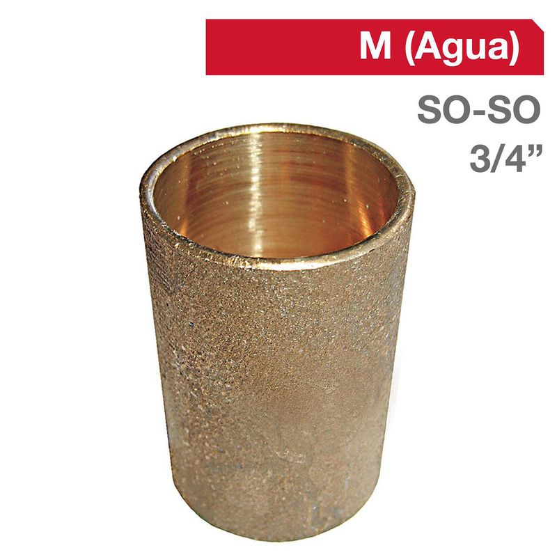 STRETTO - Copla Bronce SO/SO 3/4"  1u