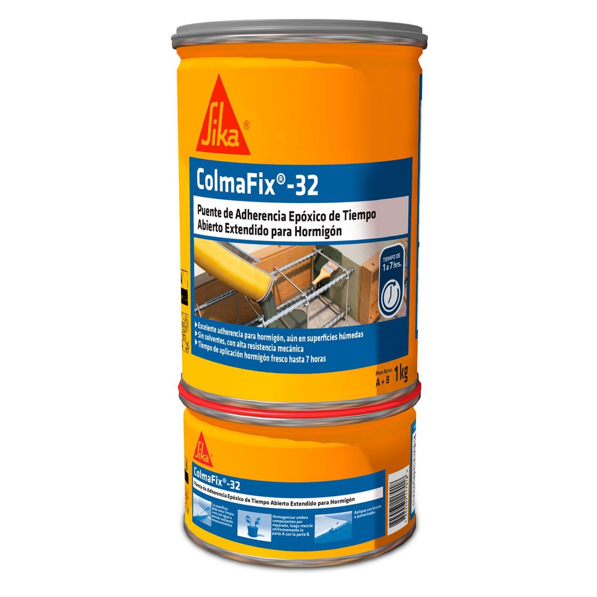 SIKA - Juego (A+B) 1 kg Colma Fix 32 Puente adherencia base resinas epoxica