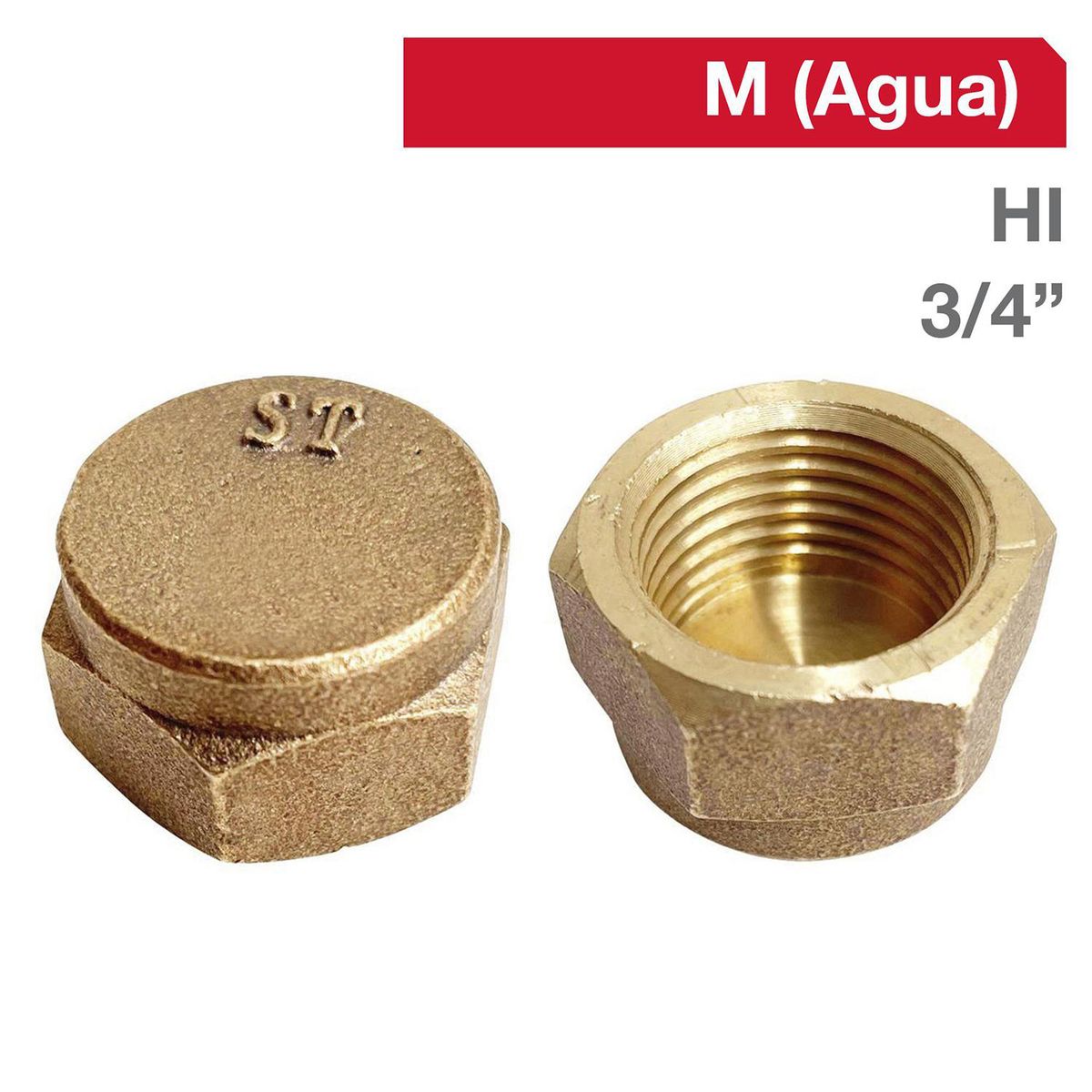 STRETTO - Tapa Gorro Bronce HI 3/4" 1u