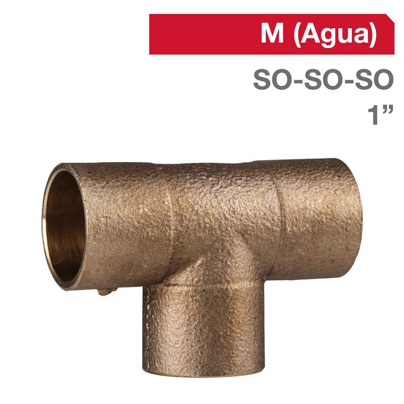 STRETTO - Tee Bronce SO/SO/SO 1"  1u