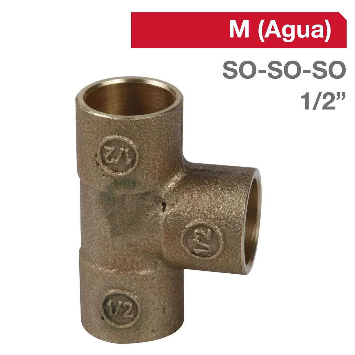 HUMBOLDT - Tee Bronce SO/SO/SO 1/2" 5u