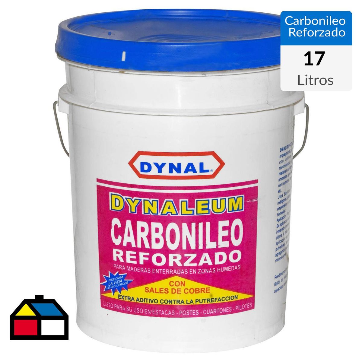 Carbolineo Reforzado Dynaleum balde 17 l, marca DYNAL - Foto Principal