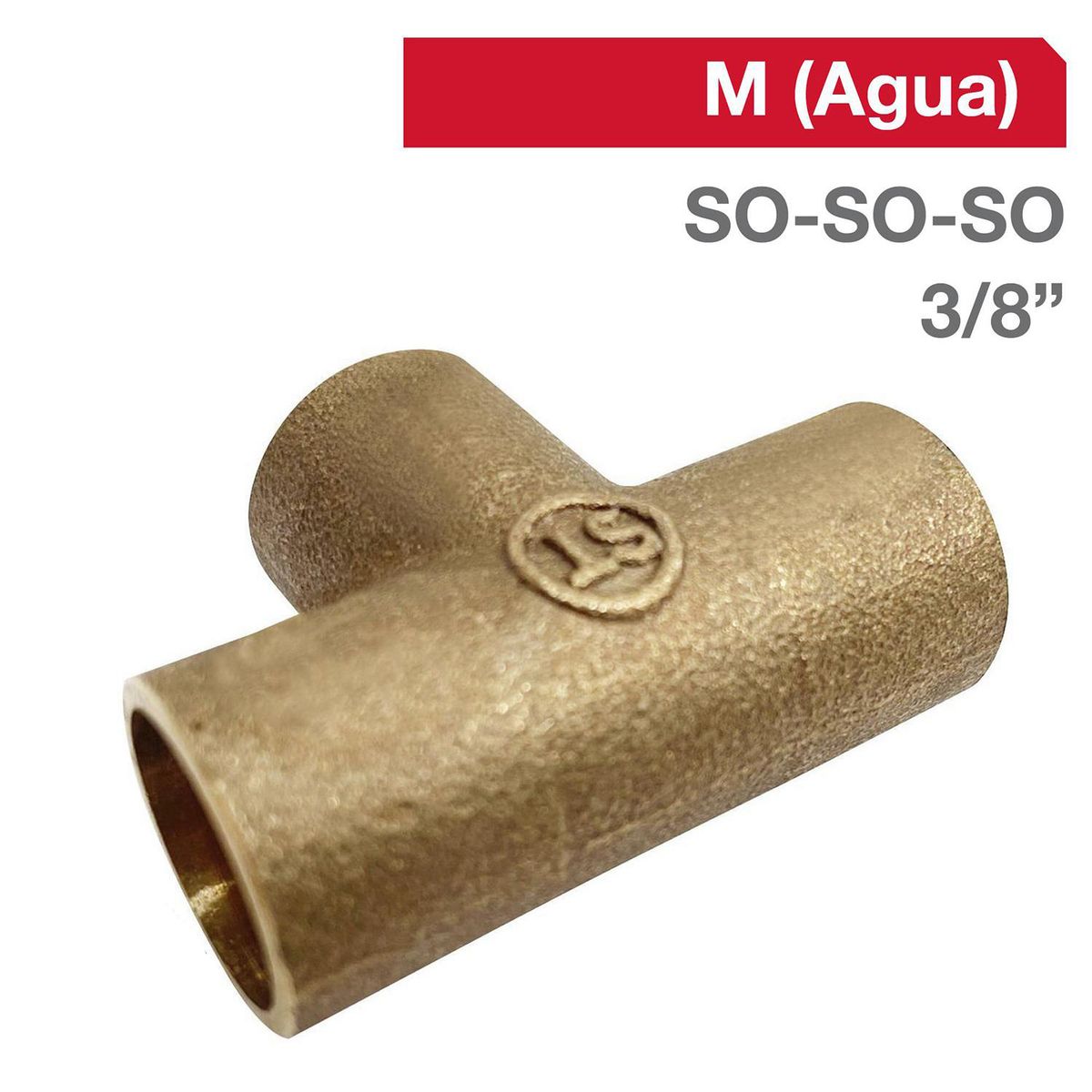 STRETTO - Tee Bronce SO/SO/SO 3/8" 1u