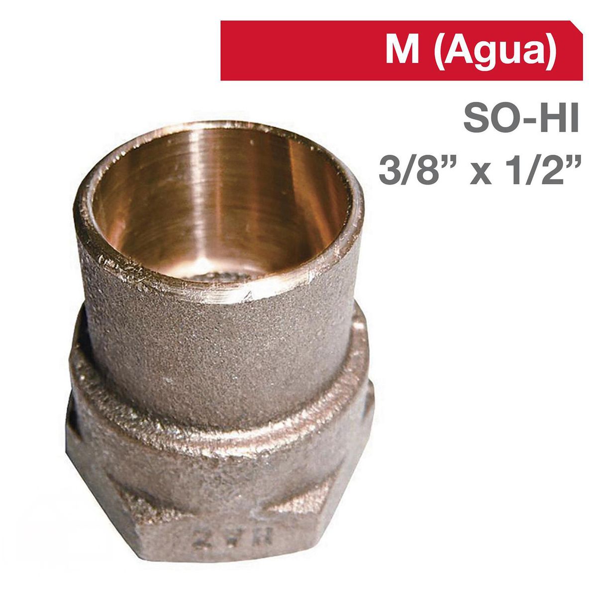 STRETTO - Terminal Bronce SO/HI 3/8" x 1/2" 1u