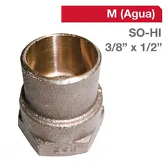 STRETTO - Terminal Bronce SO/HI 3/8" x 1/2" 1u