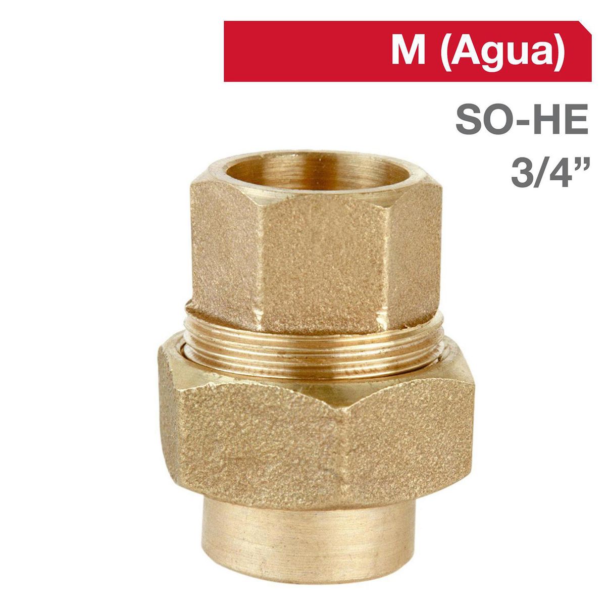 STRETTO - Union Americana Bronce SO/HE 3/4" 1u