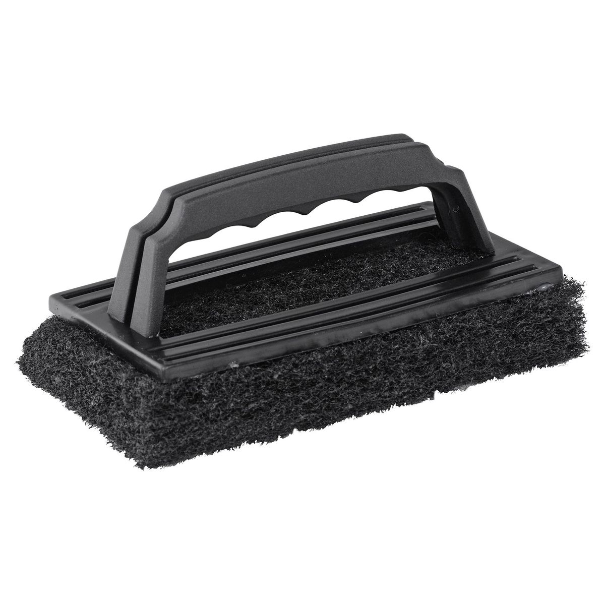 MR BEEF - Esponja abrasiva para limpieza de parrilla con mango plástico