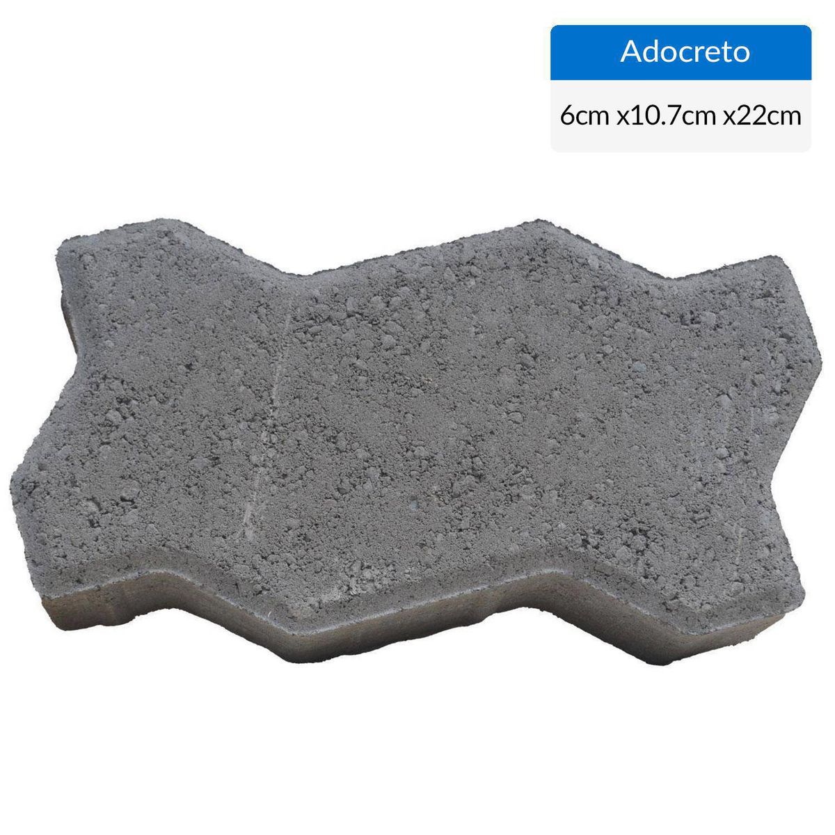 GRAU - Adocreto Europa 6 gris de 22x10,7x6 cm