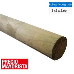 GENERICO - Rollete impregnado 2,5 a 4 - 75 a 100 mm x 2,60 m