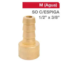 GRIFESA - Cachimba Bronce SO C/ESPIGA 1/2" x 3/8" 1u
