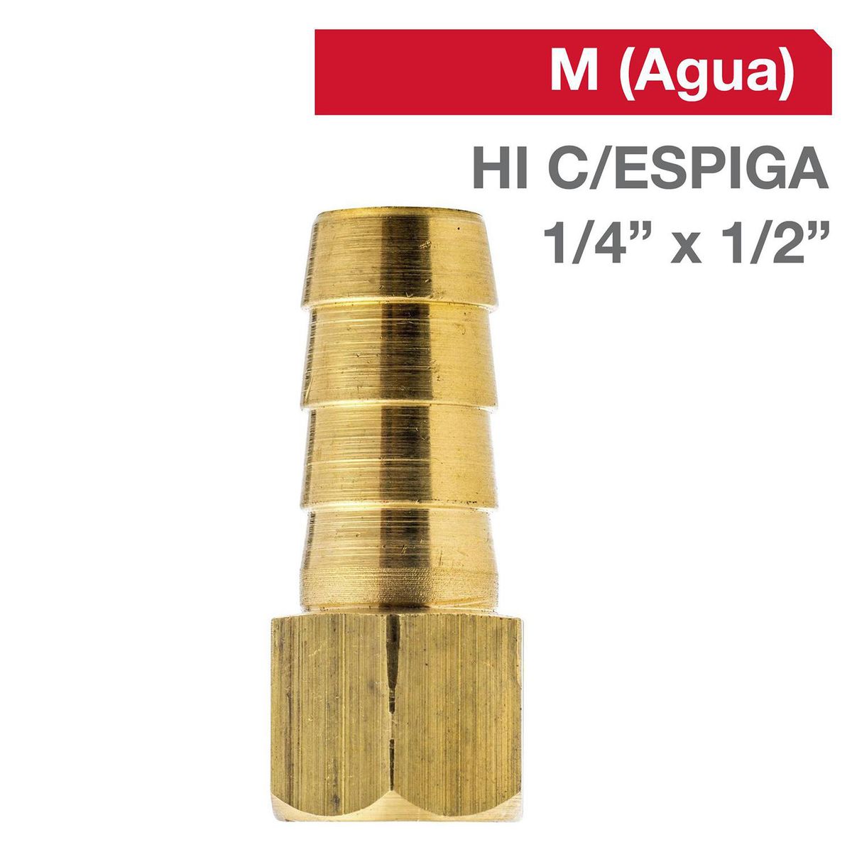 GRIFESA - Cachimba Bronce HI C/ESPIGA 1/4" x 1/2" 1u