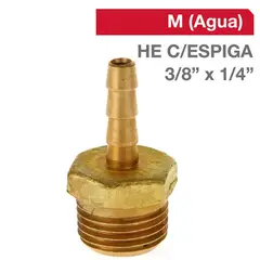 GRIFESA - Cachimba Bronce HE C/ESPIGA 3/8" x 1/4" 1u