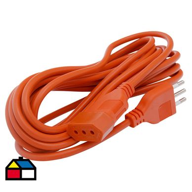 Extensin elctrica con seguro 5 m Naranjo