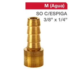 GRIFESA - Cachimba Bronce SO C/ESPIGA 3/8" x 1/4" 1u
