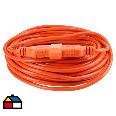 Extensin elctrica con seguro 20 m Naranjo