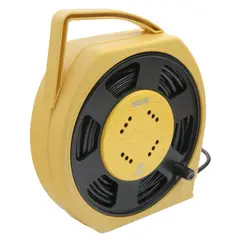 HALUX - Carrete Alargador 4 Toma(s) 20 m Amarillo