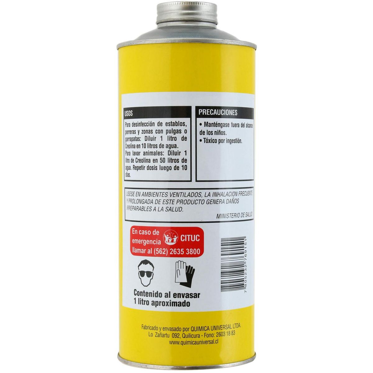 QUIMICA UNIVERSAL - 1 litro de Creolina