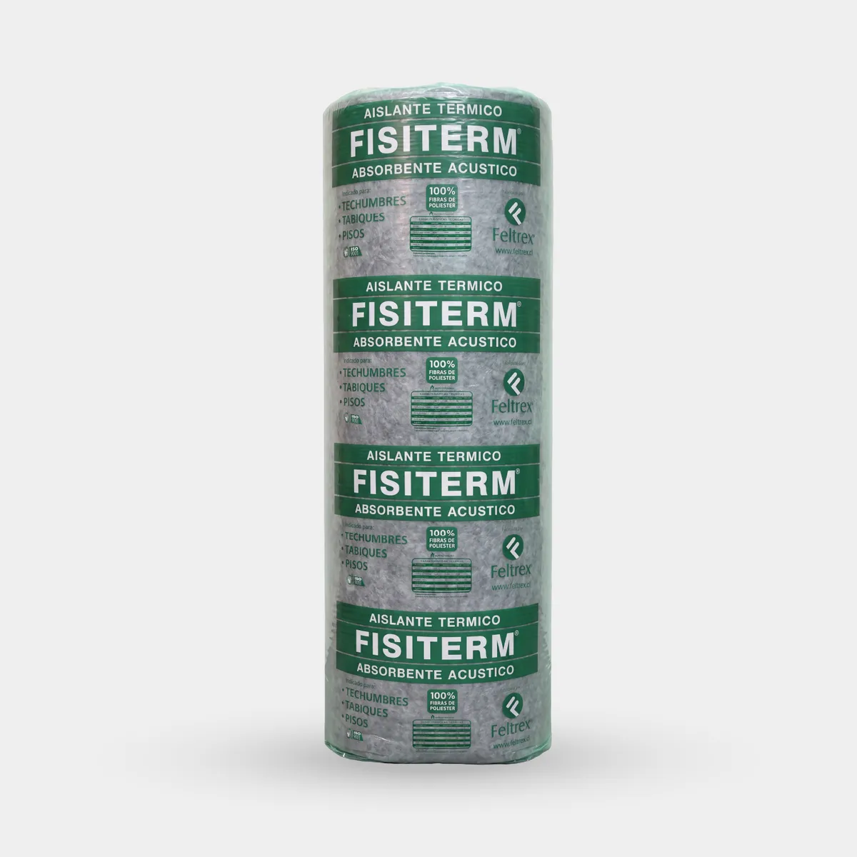 FISITERM - Lana Aislante Térmico Poliéster 55 mm 2,40x15 m R94
