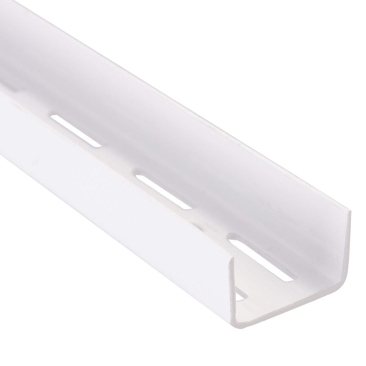 DUCASSE - Pilar ranurado doble metal 96 cm blanco