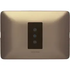 BTICINO - Tomacorriente Simple Armado 10A Titanio