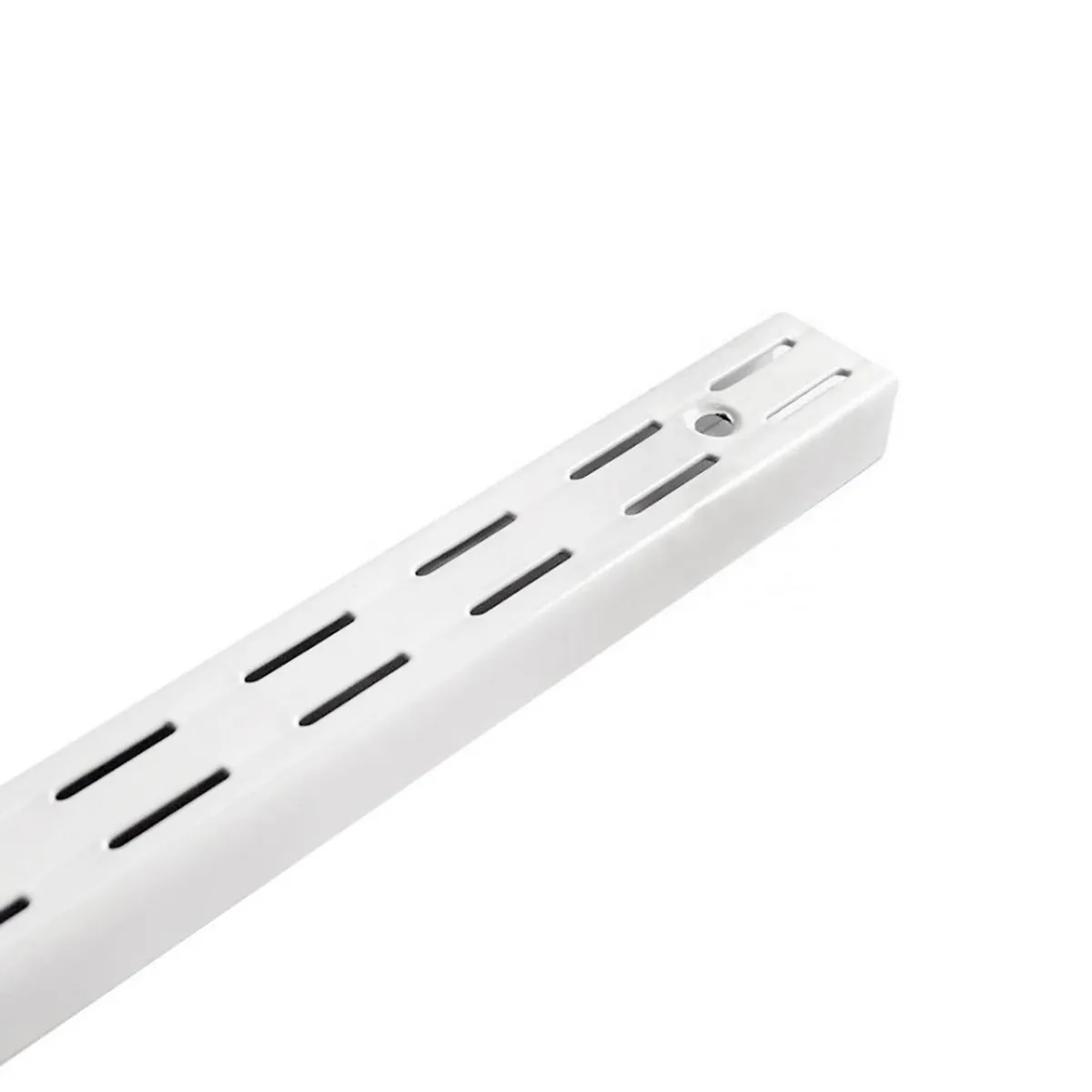 DUCASSE - Pilar ranurado doble metal 128 cm blanco