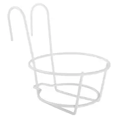 ERGO - Portamacetero pared de metal blanco