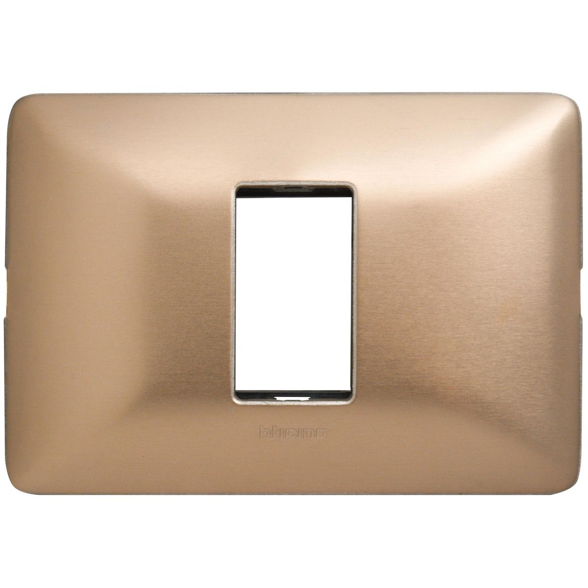 BTICINO - Placa 1 módulo titanio