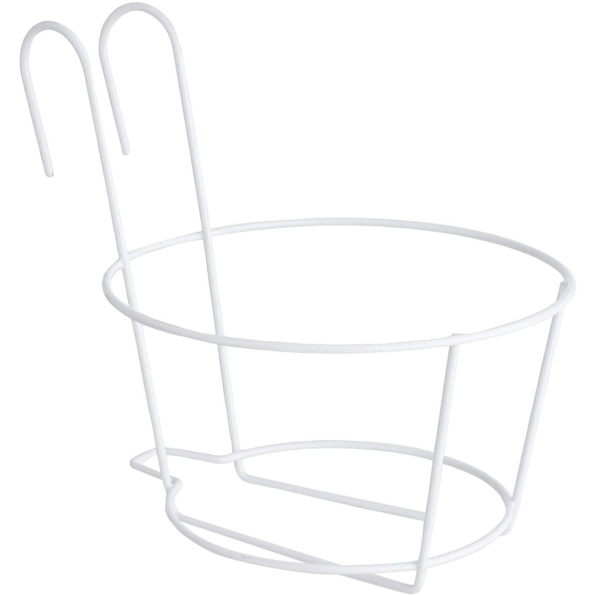 ERGO - Portamacetero pared de metal blanco