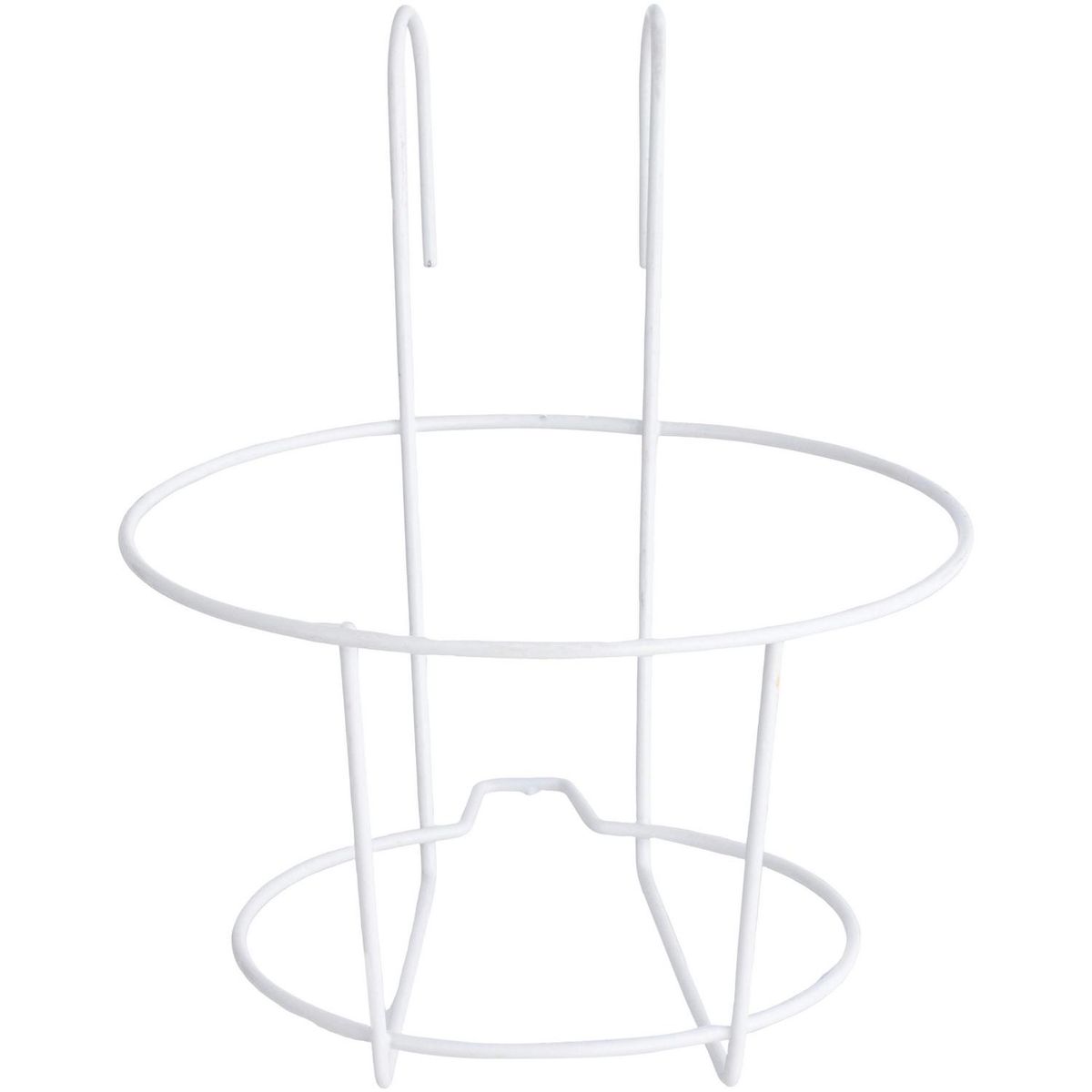 ERGO - Portamacetero pared de metal blanco