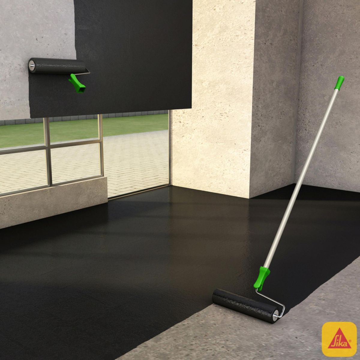 SIKA - Pintura Asfáltica Impermeable Igol Denso 3 litros